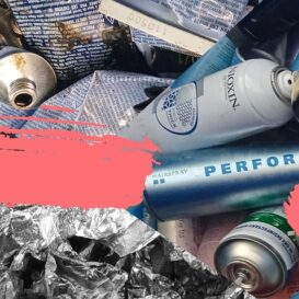 Recycled salon packaging